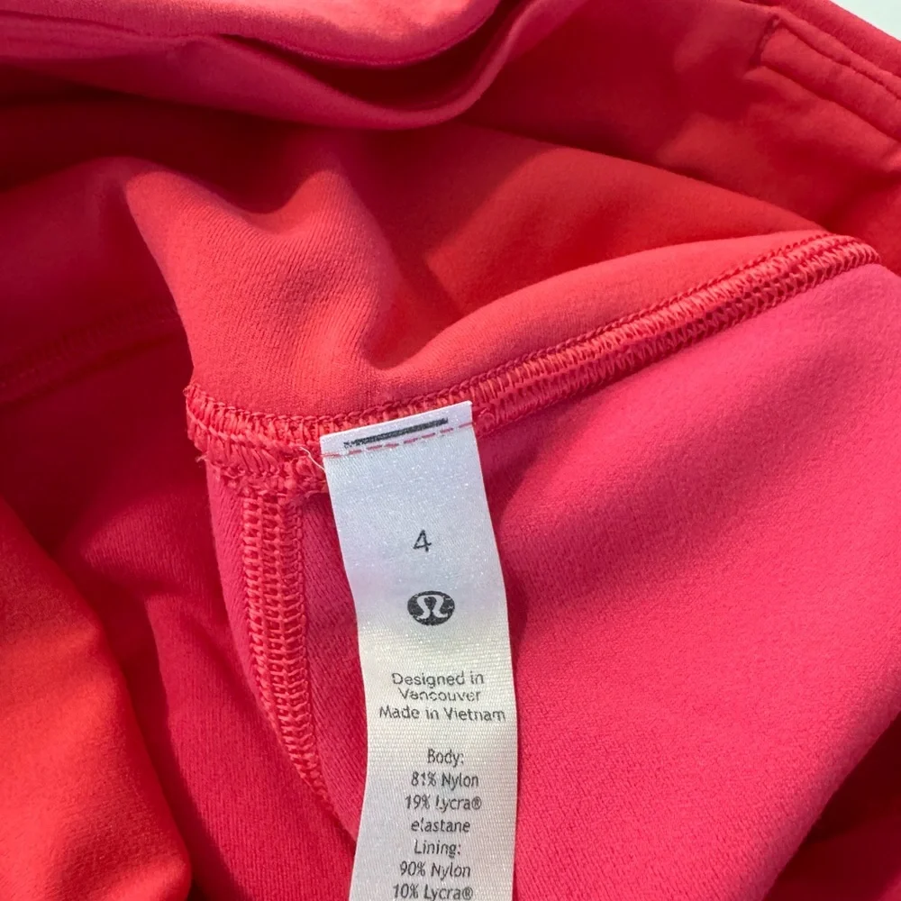 lululemon athletica Pink-Red Athletic Leggings